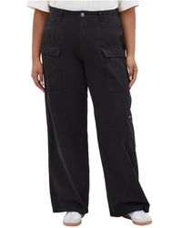 City Chic - Plus Size Mila Cargo Pant - Lyst