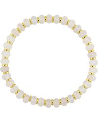 Rebl Jewelry - Genuine Stone Beaded Stretch Bracelet - Lyst