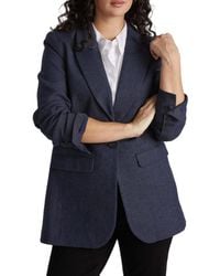 UNIVERSAL STANDARD - Plus Size Denim Look Blazer - Lyst