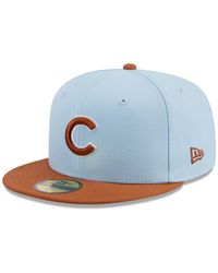 KTZ - /brown Chicago Cubs Spring Color Basic Two-tone 59fifty Fitted Hat - Lyst