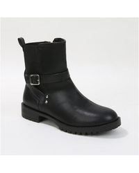 BERNESS - Parvin Moto Booties - Lyst