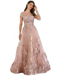 Lara - Beautiful Lace Applique A-line Ball Gown - Lyst