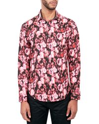 Society of Threads - Regular-fit Non-iron Performance Stretch Abstract Floral Button-down Shirt - Lyst