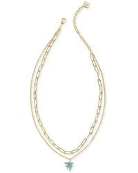 Kendra Scott - 14k Gold-plated Melody Bird Multi Strand Necklace - Lyst