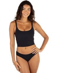 Hurley - Max Solid Scoop Neck Tankini Top - Lyst