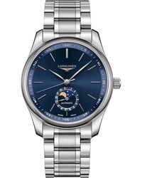 Longines - Swiss Automatic Master Stainless Steel Bracelet Watch 40mm - Lyst