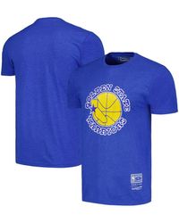 Mitchell & Ness - And Golden State Warriors Hardwood Classics Mvp Throwback Logo T-shirt - Lyst