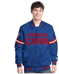 Starter - Chicago Cubs Scout Full-snap Varsity Jacket - Lyst