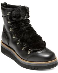 grandexpløre genuine shearling trim waterproof hiker boot cole haan