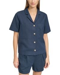 Marc New York - Andrew Marc Sport Short-sleeve Washed Button-front Camp Shirt - Lyst
