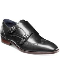 Stacy Adams - Karson Wingtip Double-monk Strap Dress Shoe - Lyst