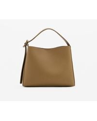 Mango - Buckle Mini Shopper Bag - Lyst