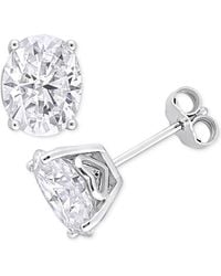 Macy's - Oval Stud Earrings (4 Ct. T.w. - Lyst