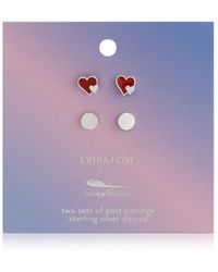 Lucky Feather - Earring Set - Lyst