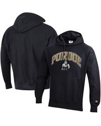 Champion - Purdue Boilermakers Vault Late Night Reverse Weave Pullover Hoodie - Lyst
