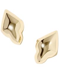 Kendra Scott - 14k Plated Adeline Metal Stud Earrings - Lyst