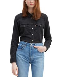 levi shirts women's