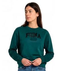PUMA - Ess Elevated Sequin Pullover Sweatshirt - Lyst