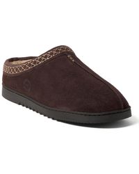 Dearfoams - Dean Genuine Suede Clog Slipper - Lyst