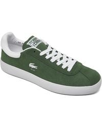 Lacoste - Baseshot Suede Casual Sneakers From Finish Line - Lyst