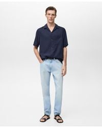 Mango - Lyocell Pocketed Shirt - Lyst