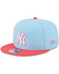 KTZ - Light Blue, Red Chicago White Sox Spring Basic Two-tone 9fifty Snapback Hat - Lyst