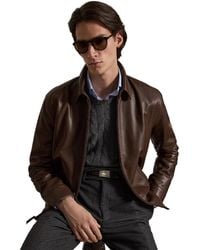 Polo Ralph Lauren - Men's Leather Jacket - Lyst