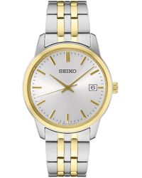 Seiko - Essential Two-tone Stainless Steel Bracelet Watch 40mm - Lyst