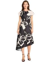 Maggy London - Short-sleeve Fit & Flare Dress - Lyst