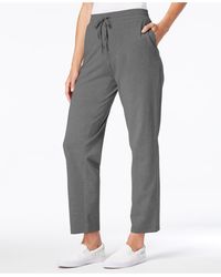 karen scott petite drawstring pants