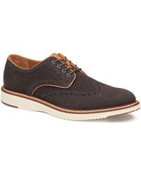 Johnston & Murphy - Upton Knit Wingtip Dress Casual Lace Up Sneakers - Lyst