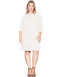 Standards & Practices - Plus Size Floral Crochet Mini Dress - Lyst