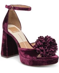 Dolce Vita - Perel Flower Two-piece Platform High-heel Dress Sandals - Lyst