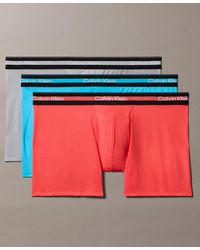 Calvin Klein - 3-pack Icon Active Mesh Trunks Underwear - Lyst