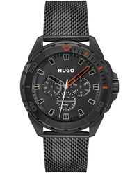 HUGO - Fresh Ionic Plated Steel Bracelet Watch - Lyst