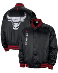 Nike - Chicago Bulls 2023/24 City Edition Courtside Premier Full-snap Bomber Jacket - Lyst