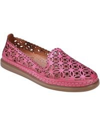 Cools 21 - Tumi Perforated Leather Flats - Lyst