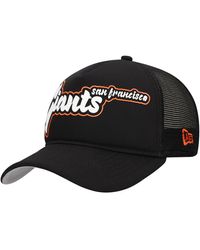 KTZ - San Francisco Giants Retro Bold A-frame Trucker 9forty Adjustable Hat - Lyst