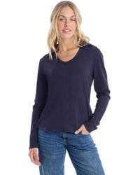 Wilt - Clothing Scoop Neck Long Sleeve Polo Tee - Lyst