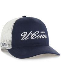 '47 - And Uconn Huskies Contemporary Basics Foundation Trucker Hitch Adjustable Hat - Lyst