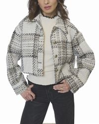 Central Park West - Billie Cropped Oversize Tweed Jacket - Lyst