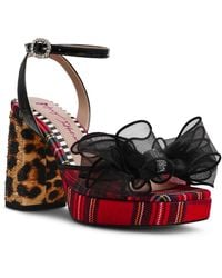 Betsey Johnson - Palloma Platform Bow Dress Sandals - Lyst