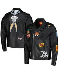 FREEZE MAX - Bugs Bunny Looney Tunes Biker Full-zip Jacket - Lyst
