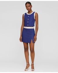 Avec Les Filles - Sleeveless Button-front Top - Lyst