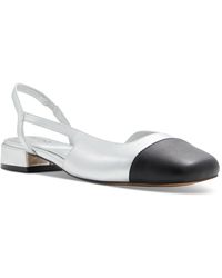 ALDO - Amandine Slingback Cap Toe Block-heel Flats - Lyst