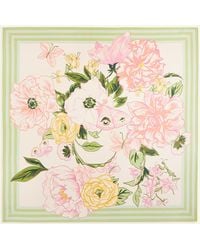 Macy's - Flower Show Square Silk Scarf - Lyst