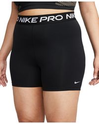 Nike - Plus Size Active Pro-365 Dri-fit Elastic Logo Shorts - Lyst