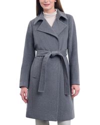 Michael Kors - Belted Notched-collar Wrap Coat - Lyst