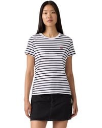 Levi's - The Perfect Crewneck Cotton T-shirt - Lyst