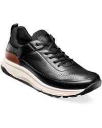 Florsheim - Satellite Perforated Toe Leather Lace-up Sneaker - Lyst